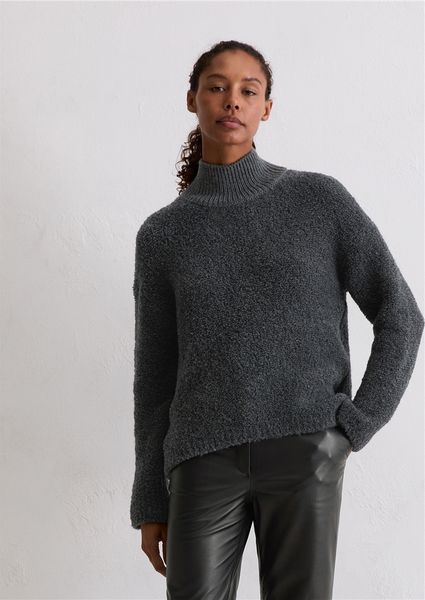Hovedbilde Bouclé sweater grey melange/ Marc O`polo