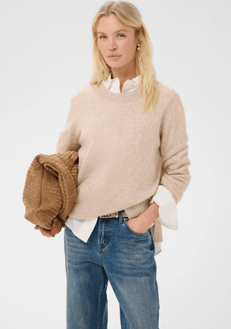 Hovedbilde Culture CUtaia Arrow Pullover - Beige Melange