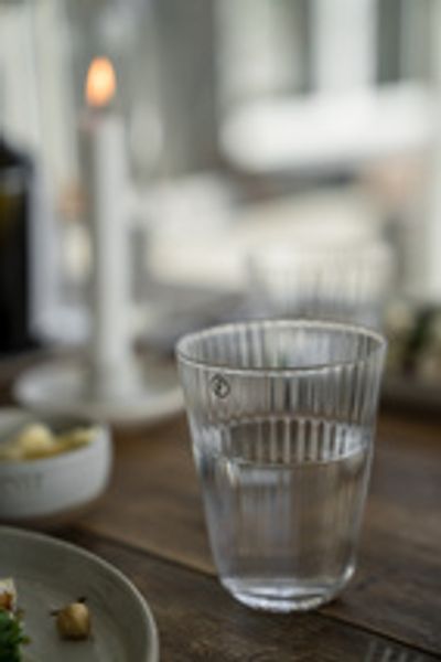 Hovedbilde Dricksglas d8,4 h8,5 cm räfflat/ Ernst