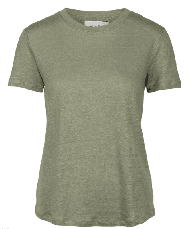 Ella&il Jane Linen Tee - Green