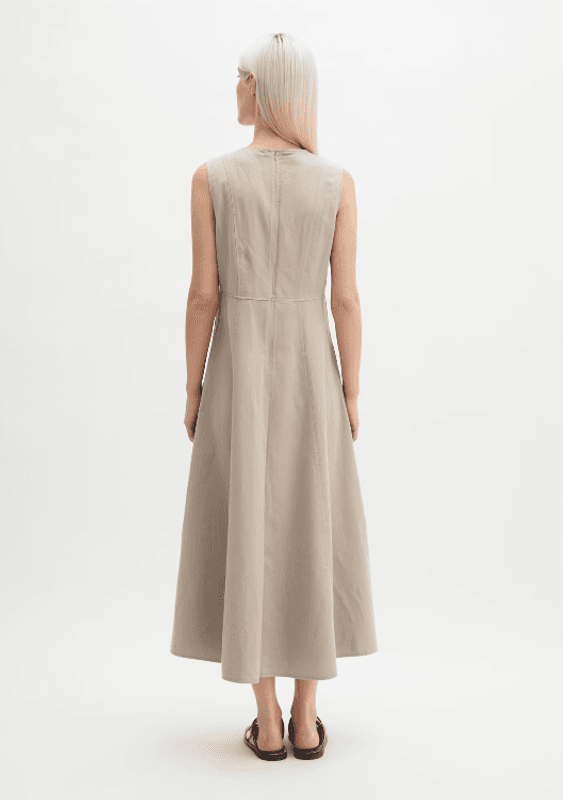 Marc O`Polo Sleeveless dress - Earthy Taupe