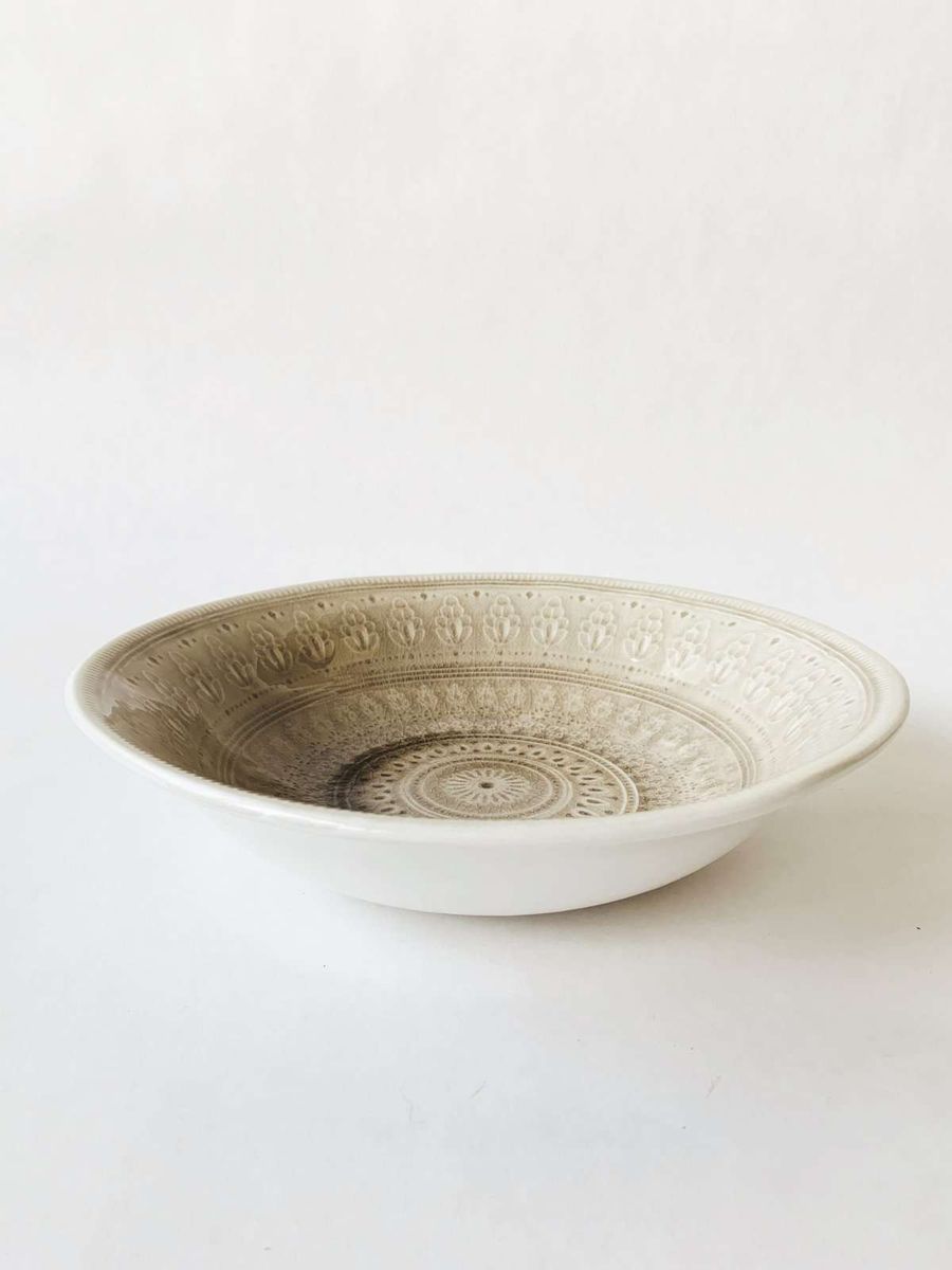 Valborg serveringsbolle d 30 cm sand/ Trend