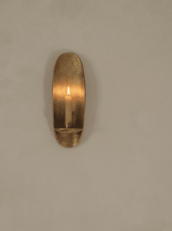 Agapé Wall Candle Holder - Brass finish/ Ferm Living