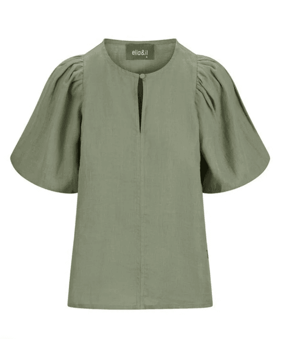 Hovedbilde Ella&il Anna Linen Top - Green