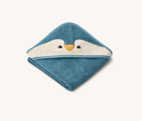 Hovedbilde Albert Hooded Baby Towel Oceanview mix/ Liewood