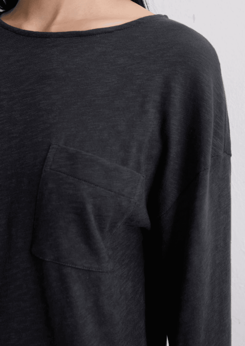 Longsleeve regular deep night blue/ Marc O'Polo