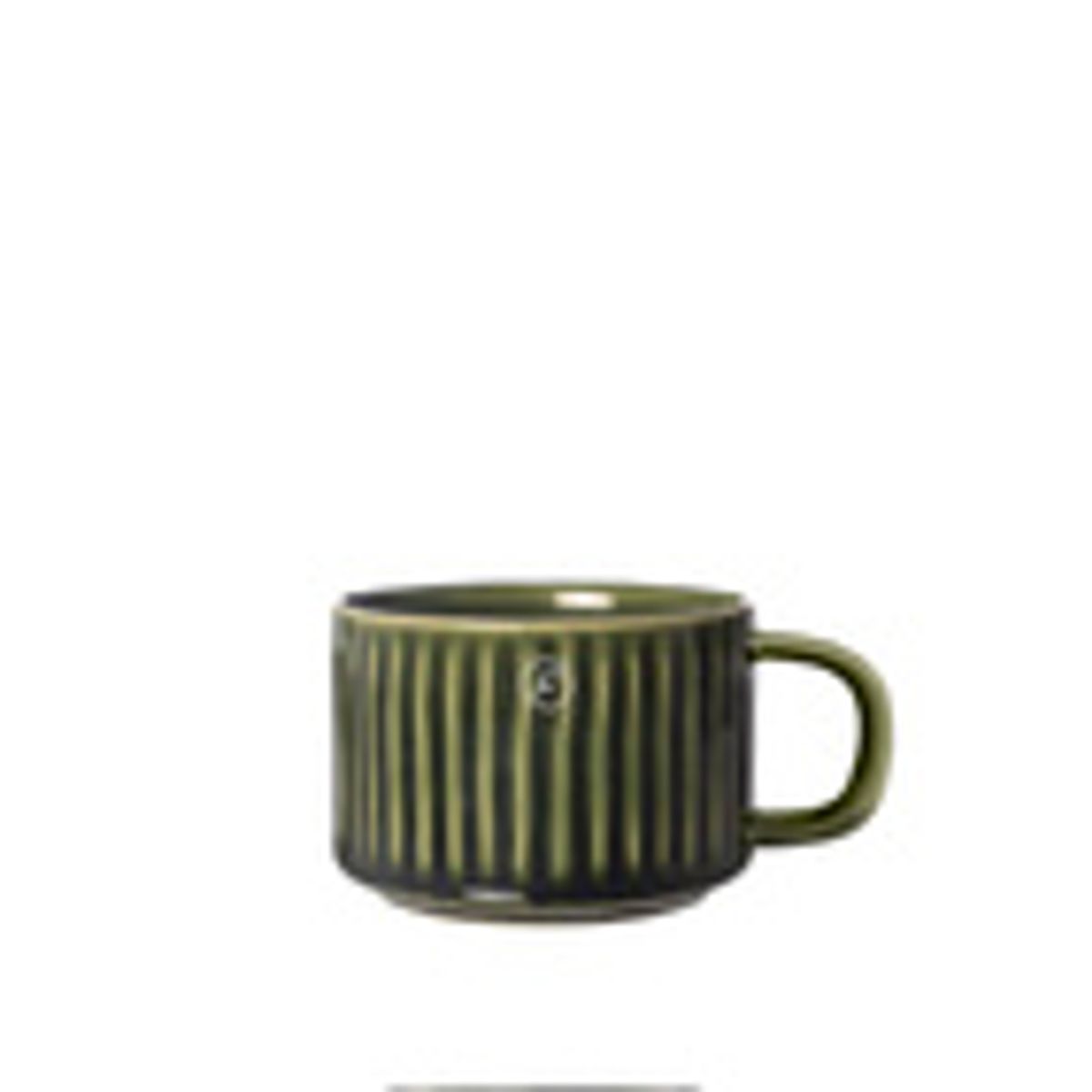 Glöggmugg d7,5 h5 cm grön räfflad/ Ernst