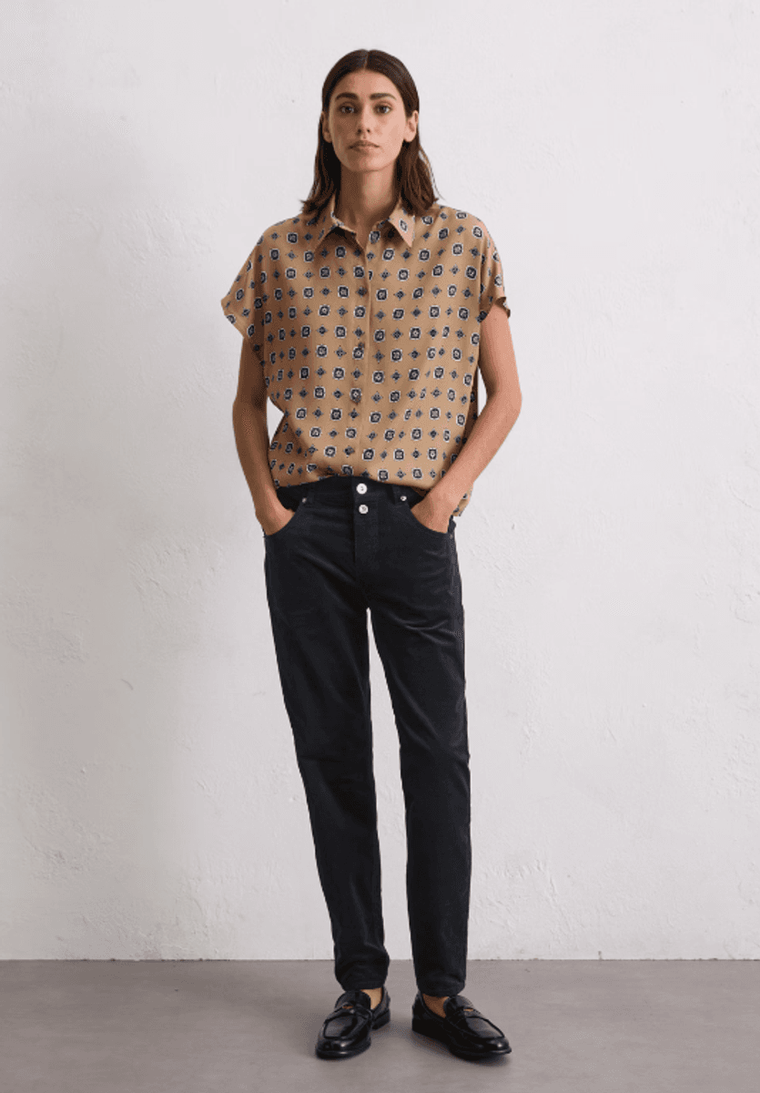 Fine corduroy pants deep night blue/ Marc O'Polo