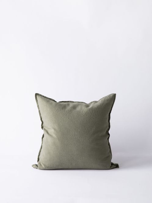 Hovedbilde Cushion cover linen 50x50 Olive/ Tell Me More