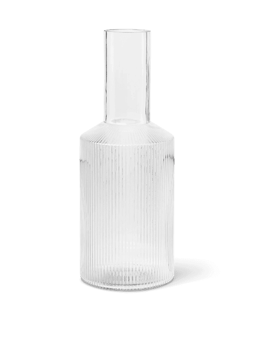Hovedbilde Ripple Carafe - Clear/ Ferm Living