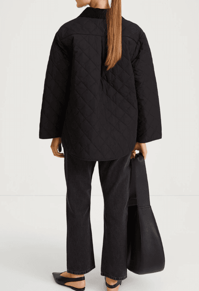 Hovedbilde SABRIA QUILTED JACKET - BLACK/ Stylein