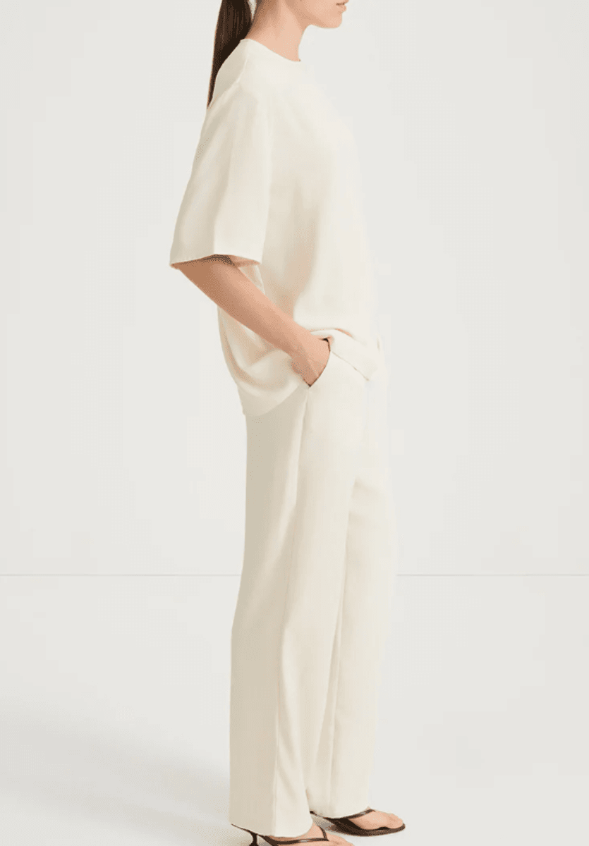 MEIKE TROUSERS - CREAM/ Stylein