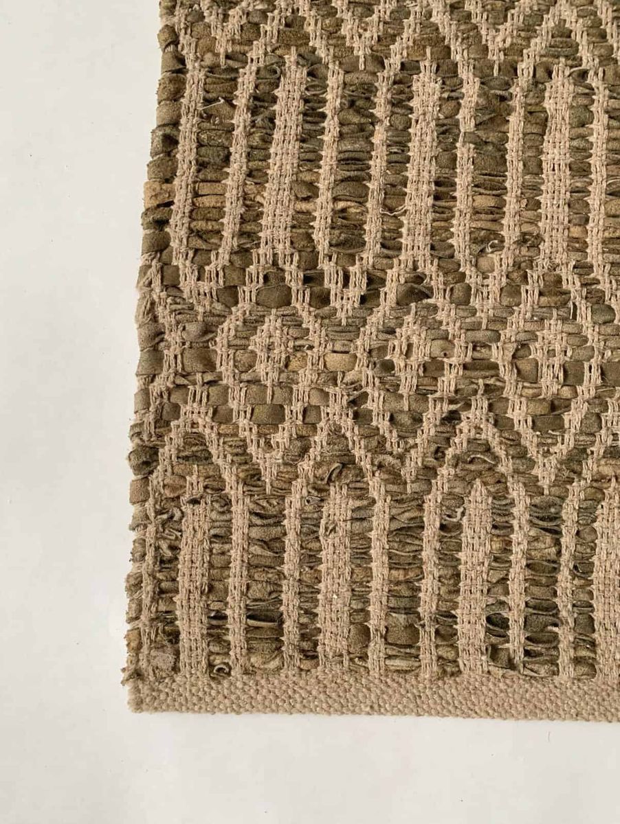 Teppe skinn 160×230 cm mønstret grønn/ Trend