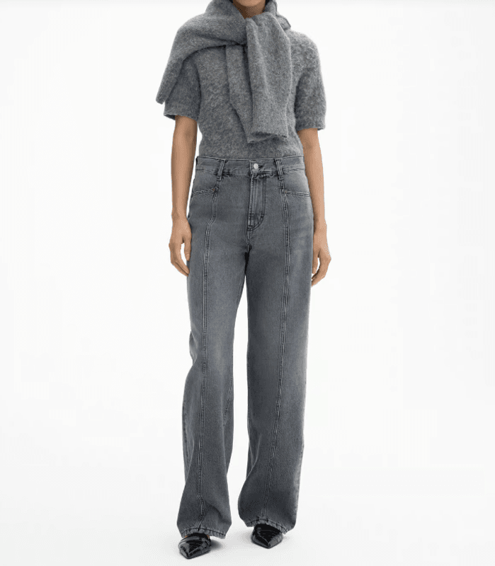 LOOSE FIT DENIM LIGHT GREY/ Dagmar