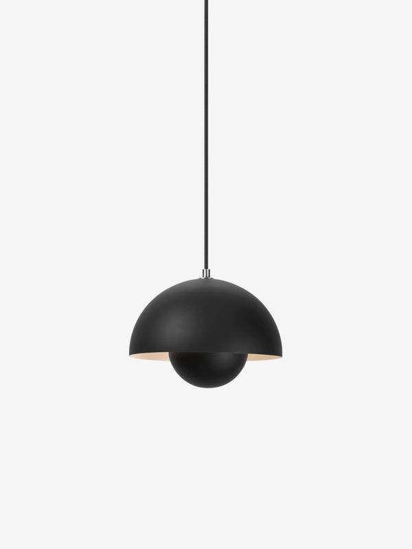 Flowerpot Pendant VP1 Ø23 cm Matt Black/ &tradition