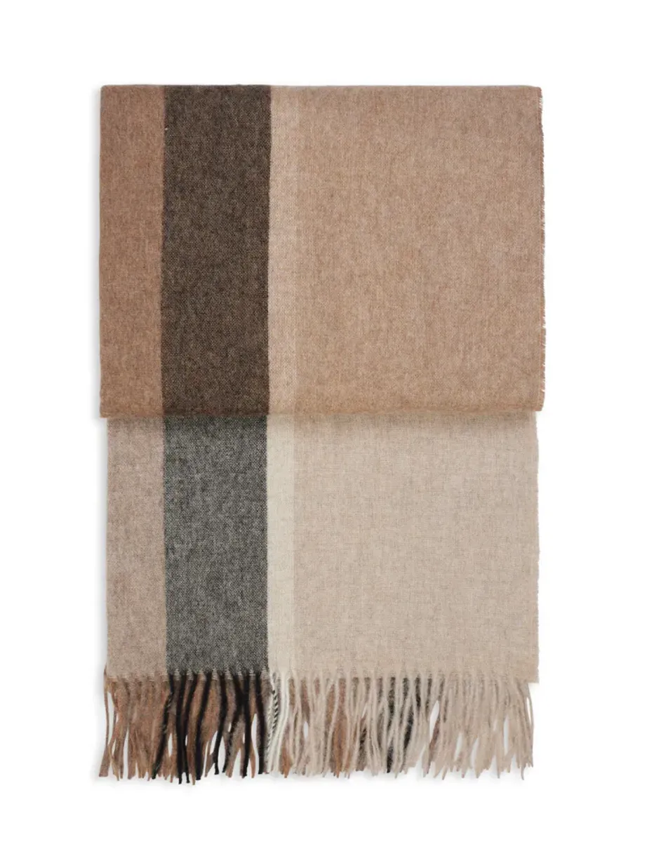 Manhattan throw, Pledd, Beige/ Elvang
