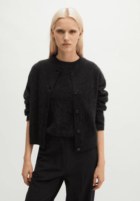 Hovedbilde Marc O`Polo Cozy Cardigan - Coal Grey Melange