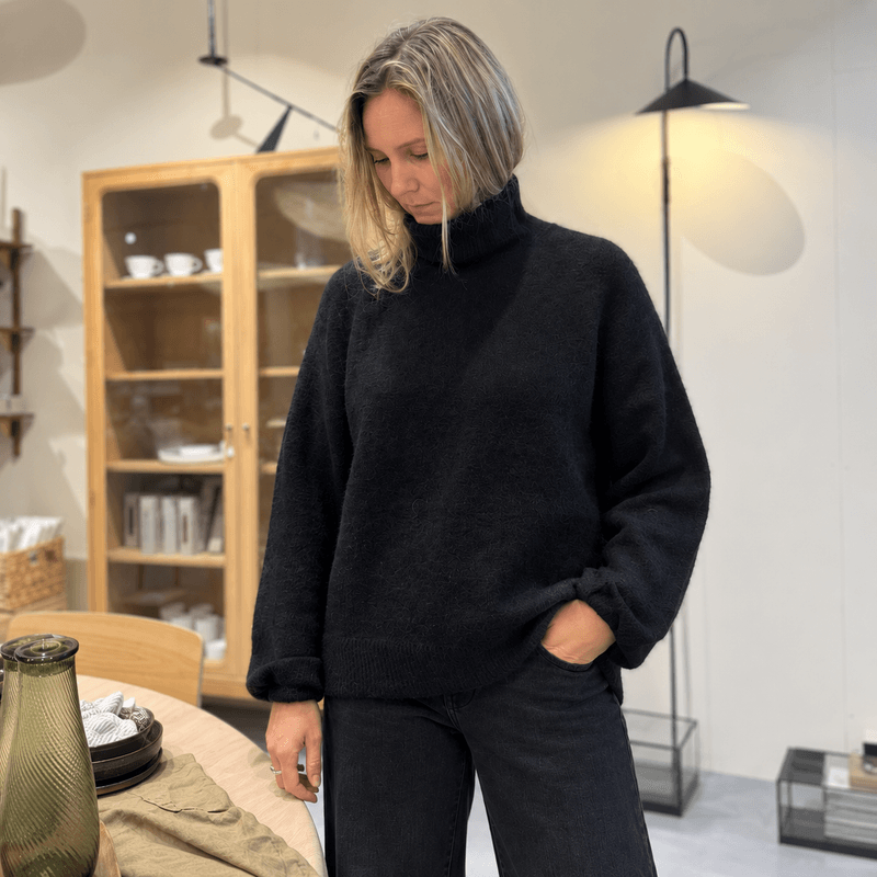 Rève Andrea turtleneck sweater - Black