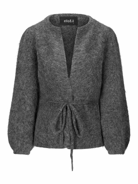 Hovedbilde Fredrikke Chunky Cardigan Charcoal/ Ella&il