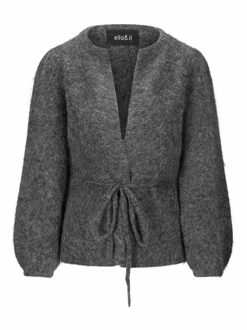 Hovedbilde Fredrikke Chunky Cardigan Charcoal/ Ella&il