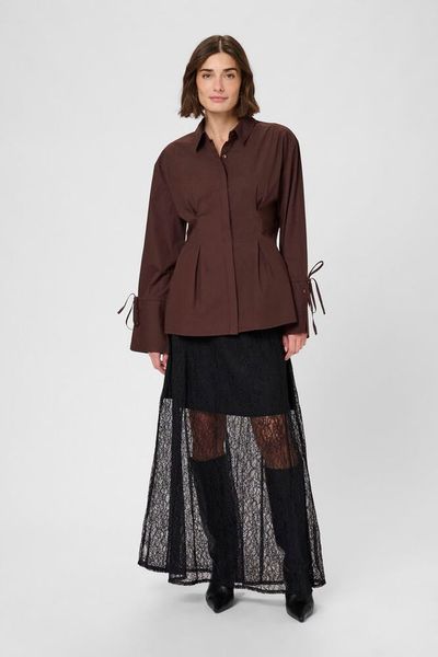 Hovedbilde CUallison Olena Fitted Shirt brown/ Culture