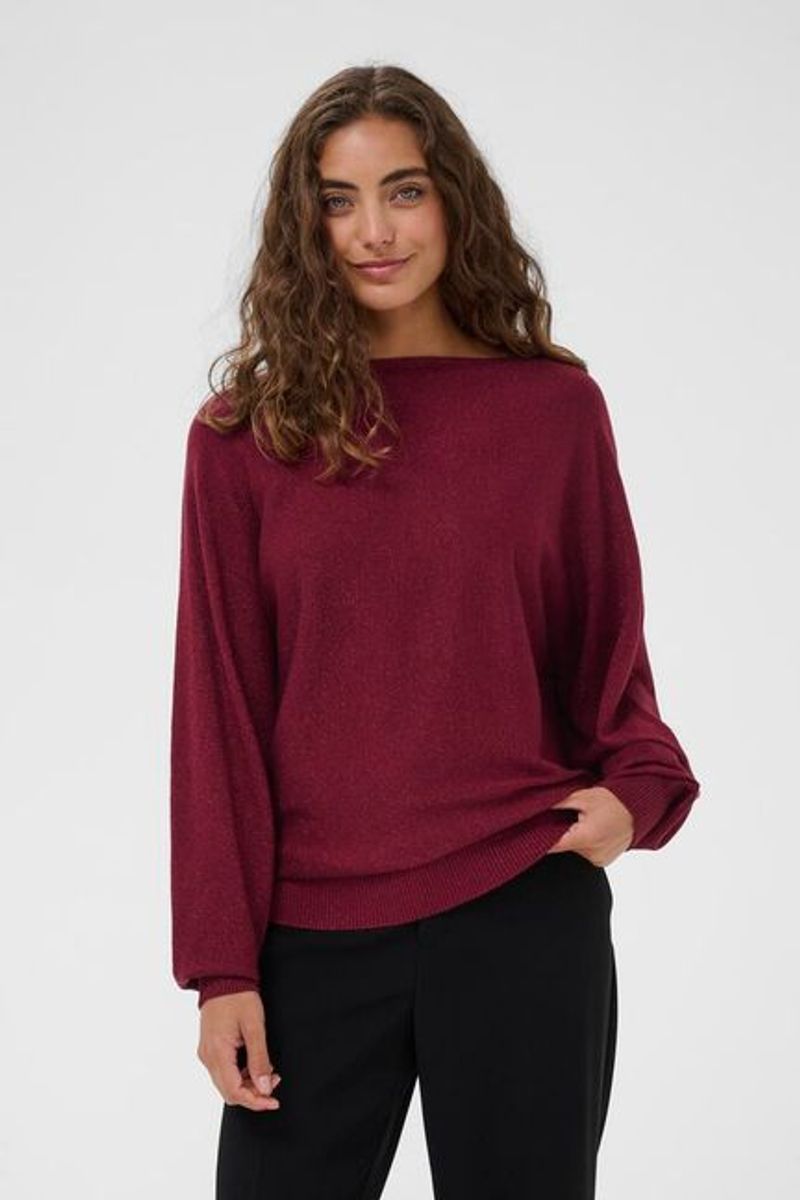 CUfay Batwing Jumper Zinfandel - Red/ Culture