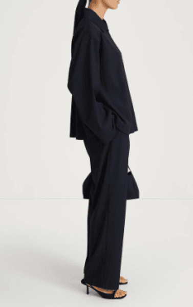 Hovedbilde BRENLY SHIRT - NAVY PINSTRIPE/ Stylein