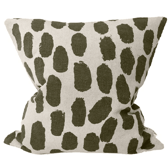 Hovedbilde DOTS KUDDFODRAL, OLIVGRÖN/ Fine Little Day