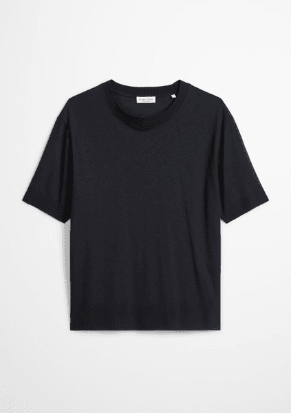 Hovedbilde Tencel T-shirts short sleeve Deep night blue/ ...