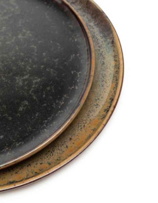 Plate M Indi Grey Surface/ Serax