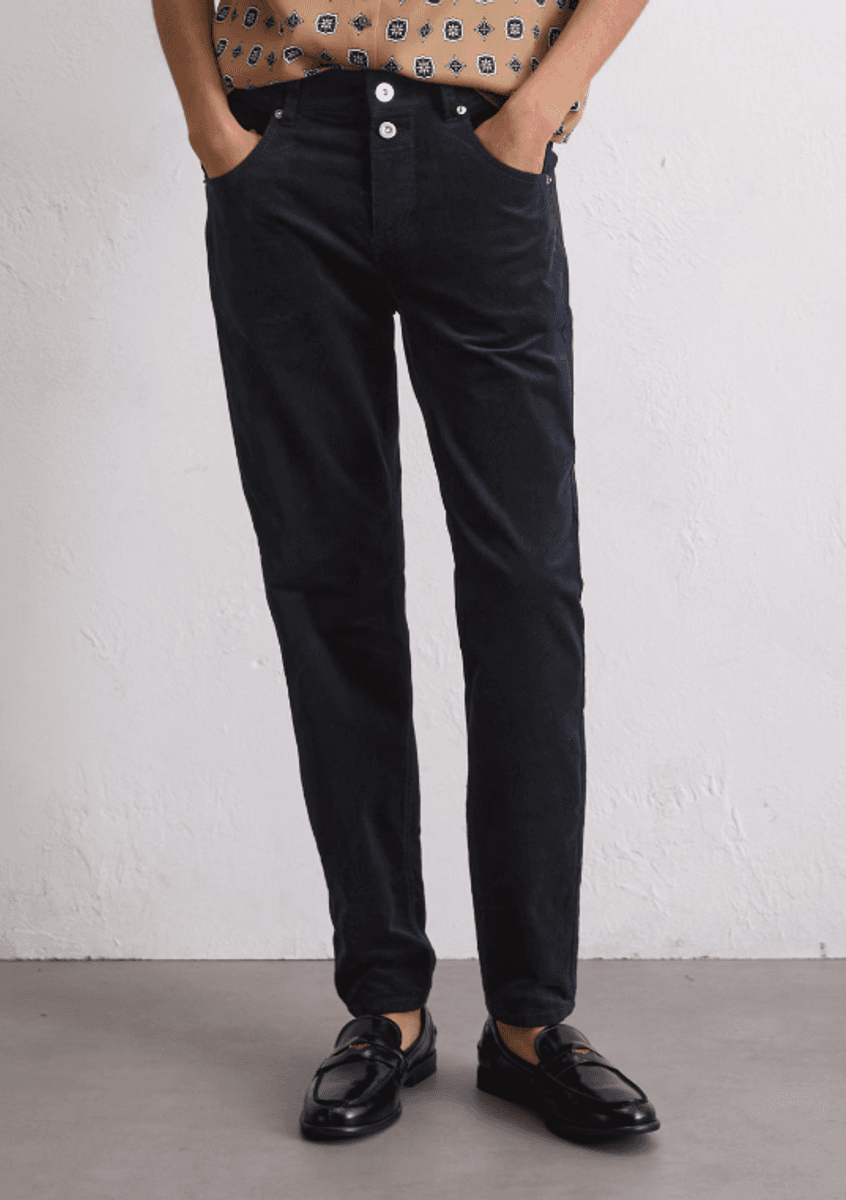 Fine corduroy pants deep night blue/ Marc O'Polo