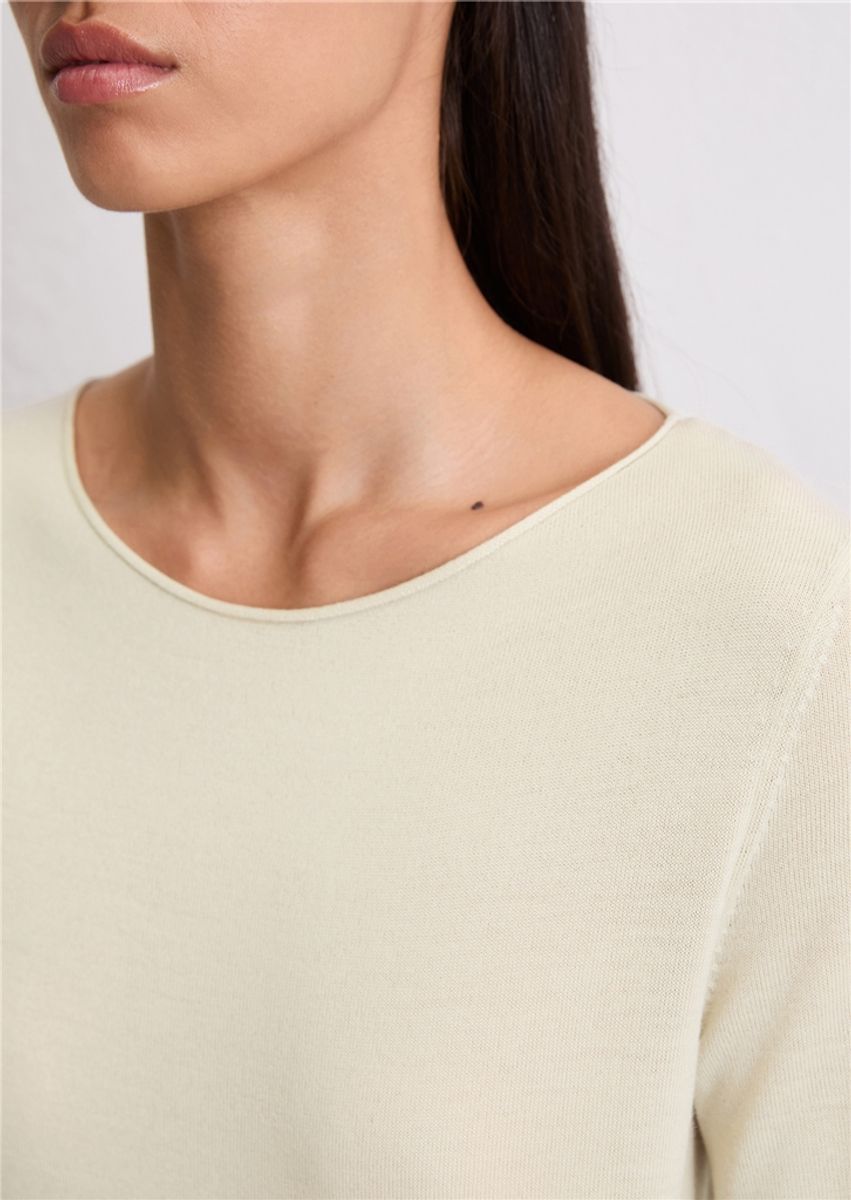 Knitted sweater merino wool natural stone/ Marc O'Polo