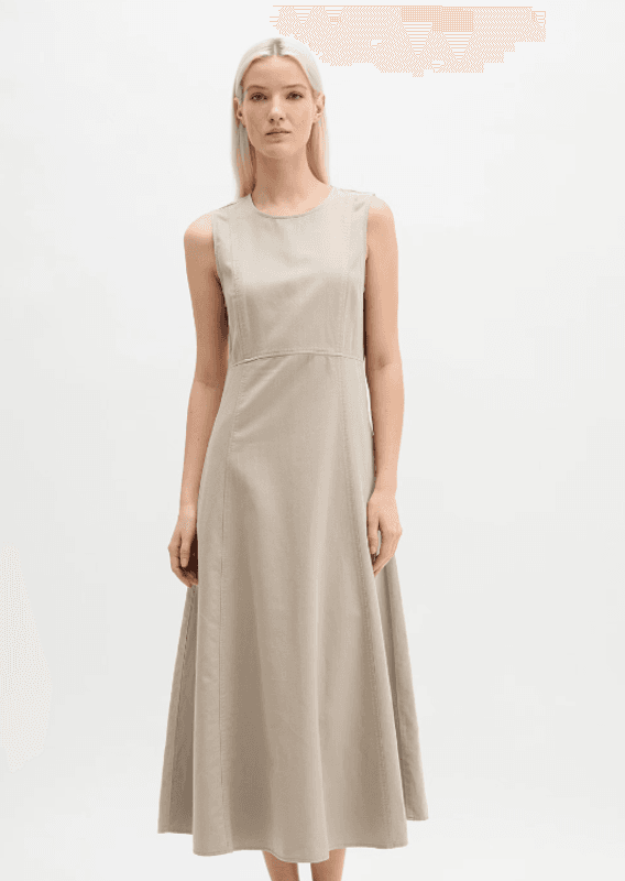 Marc O`Polo Sleeveless dress - Earthy Taupe