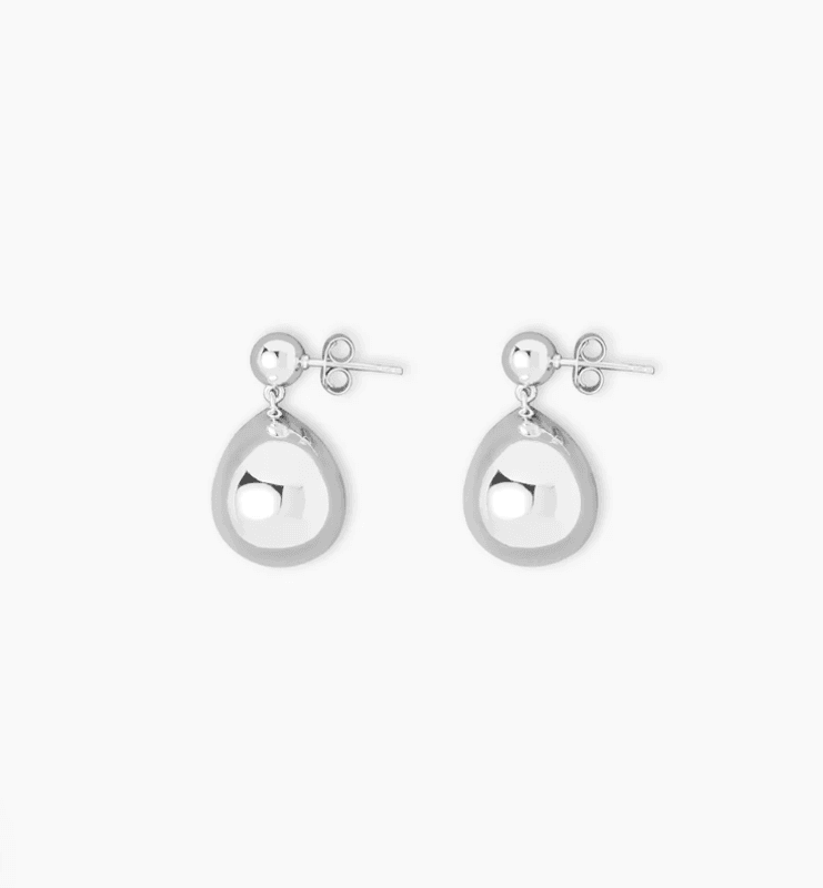  THE JULIE EARRINGS SILVER/ Liè Studio