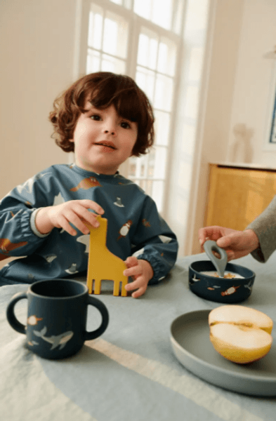 Hovedbilde Merle Printed Cape Bib  Arctic Sea / Ocean view/ ...