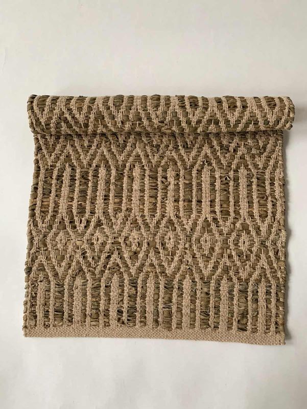 Rye skinn 60×160 cm mønstret grønn/ Trend