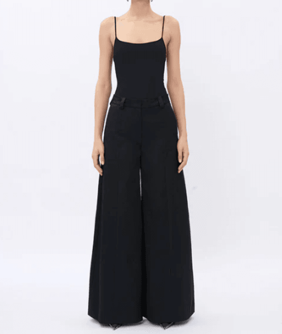 Hovedbilde ALMA BLACK - COTTON STRETCH TROUSERS/ TheLatest