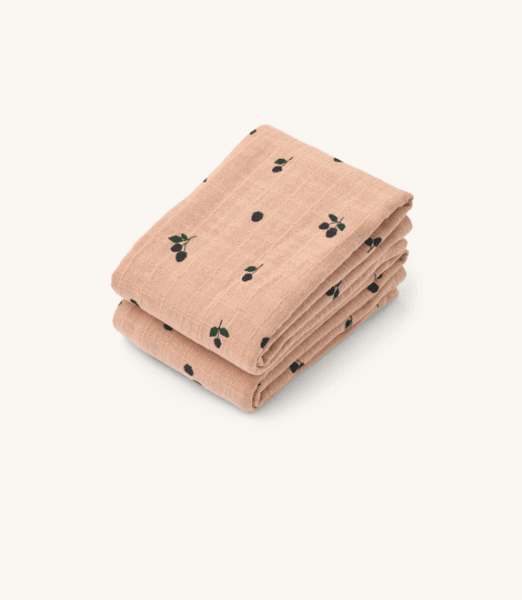 Hovedbilde Lewis Muslin Cloth 2-Pack Mini Berry / Pale ...