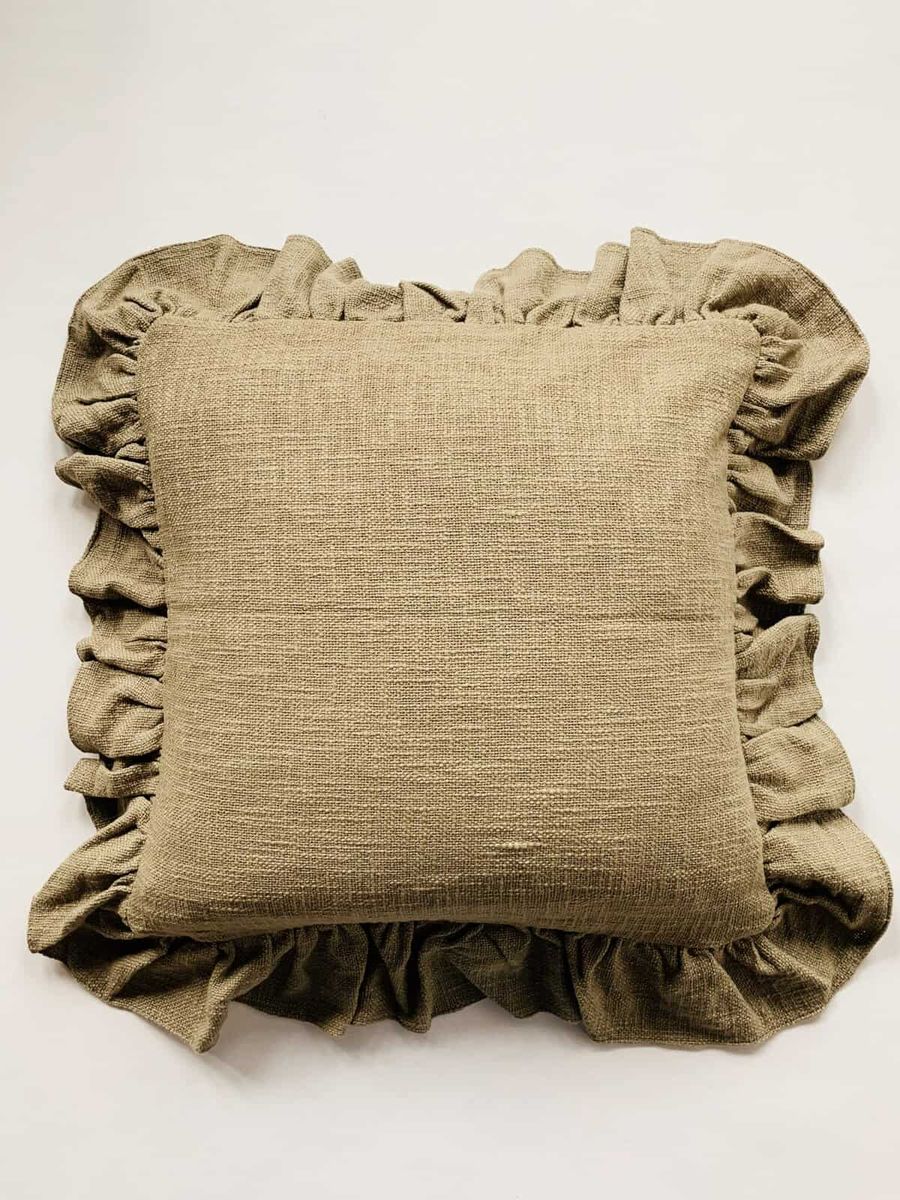 Putetrekk m kappe 50×50 cm grønn/ Trend