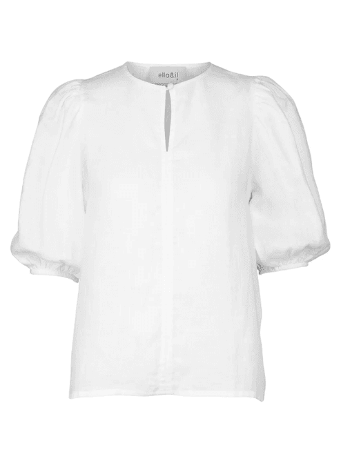 Hovedbilde Anna linen top white/ Ella&il