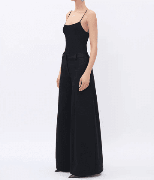 Hovedbilde ALMA BLACK - COTTON STRETCH TROUSERS/ TheLatest