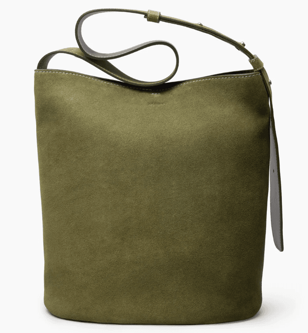 Hovedbilde The Norma Tote Moss Green Suede/ Lie Studio