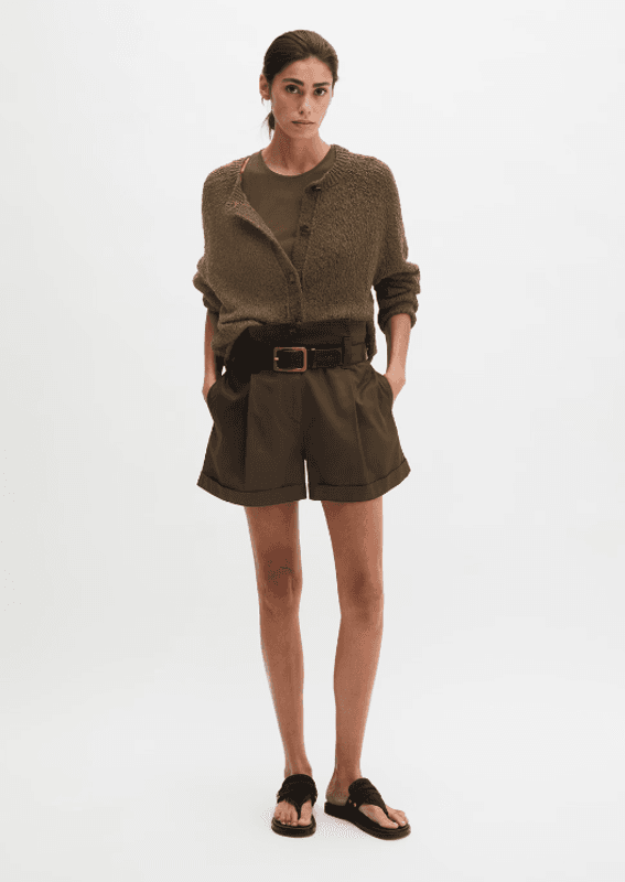 Marc O`Polo Cardigan oversized - Burnt Coffee Melange