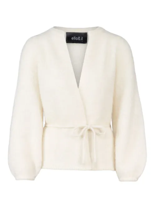 Hovedbilde Fredrikke chunky cardigan Bright white/ Ella&il