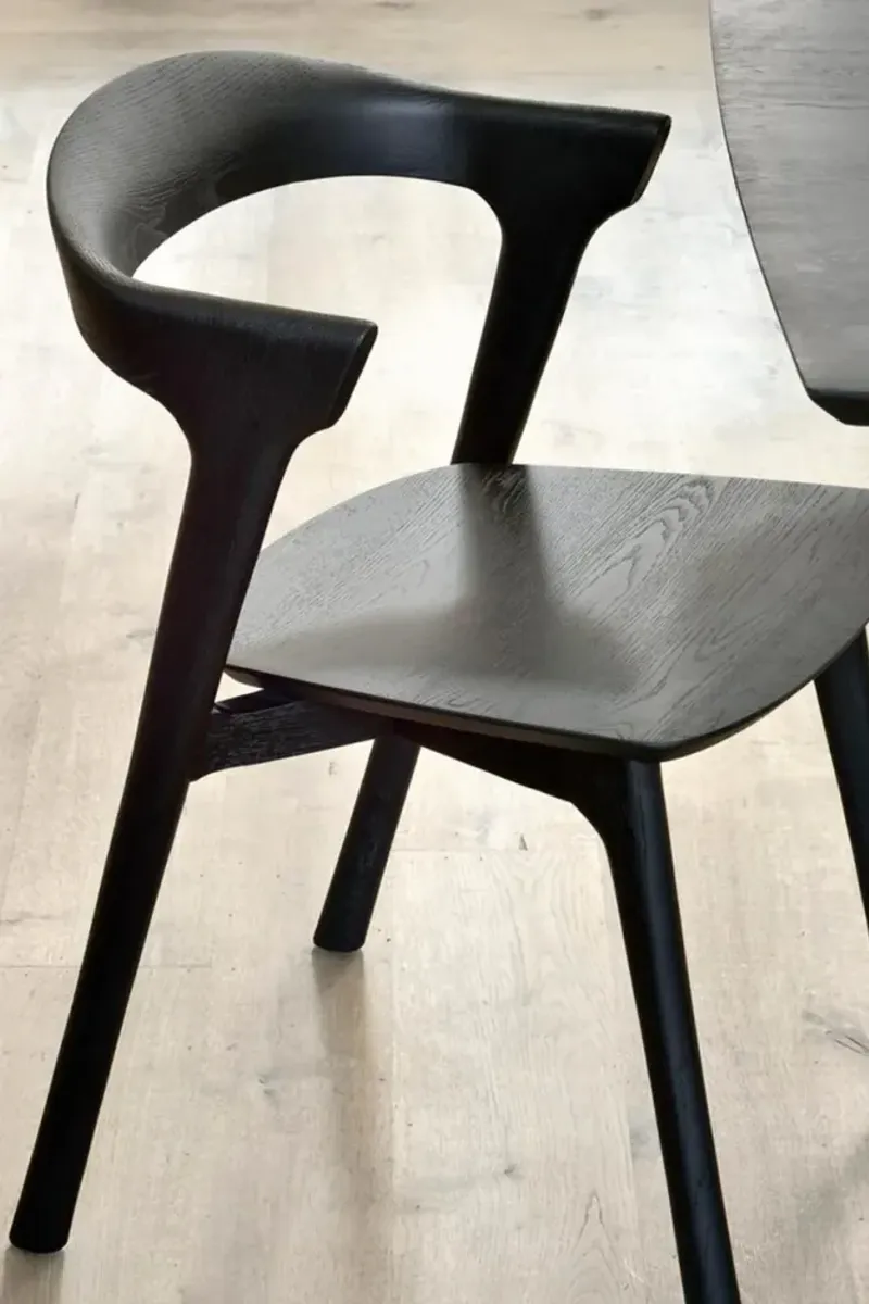 Spisestol - Bok 50x54xH76cm Sort Eik Ethnicraft