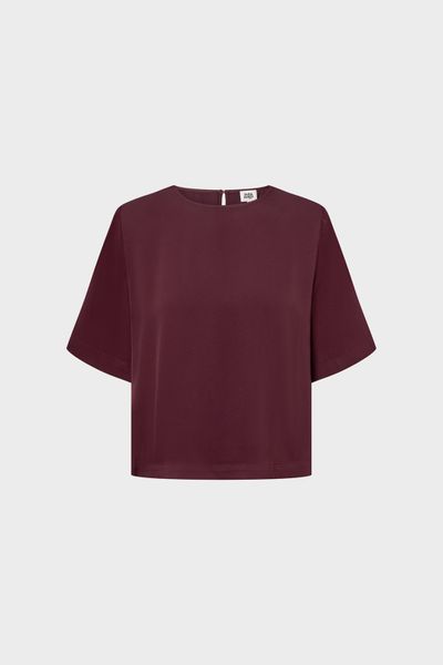 Hovedbilde Leonie Satin Tee Burgundy/ Twist&Tango