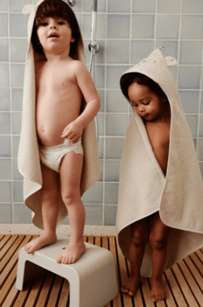 Hovedbilde Albert Hooded Baby Towel Sandy/ Liewood