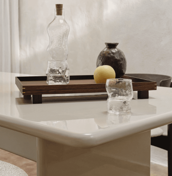 Hovedbilde Bon Wooden Tray - Large - Smoked Oak/ Ferm Living