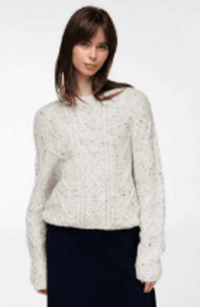 Hovedbilde Birgitte genser Snøugle/ Woodling