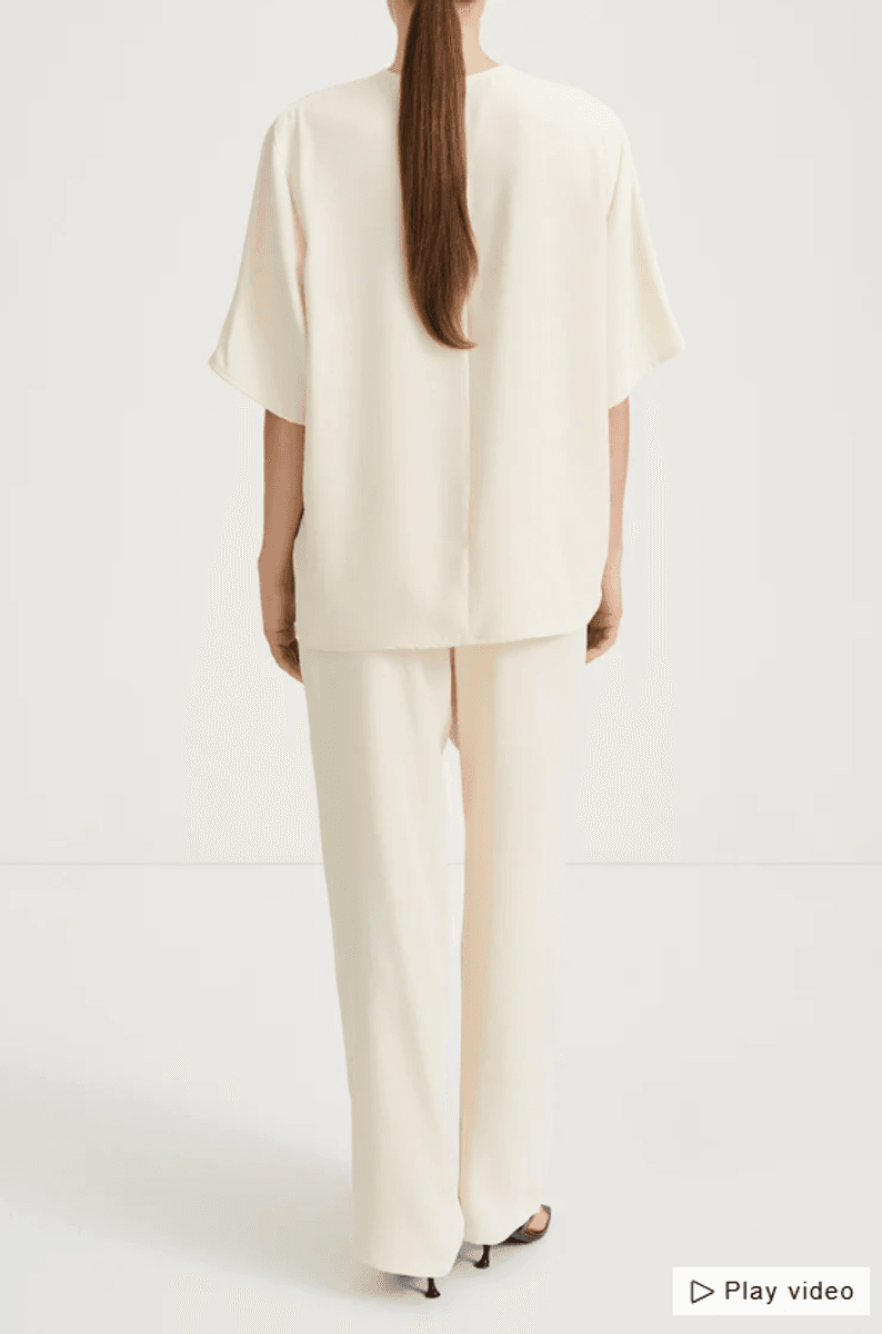 MEIKE TROUSERS - CREAM/ Stylein